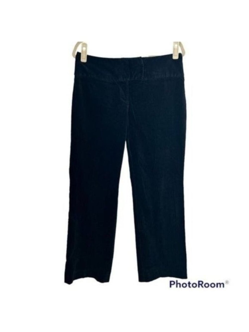 INC International Concepts Crushed Velvet Wide Leg Pants | Black | Size 8